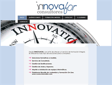 Tablet Screenshot of innovafor.com